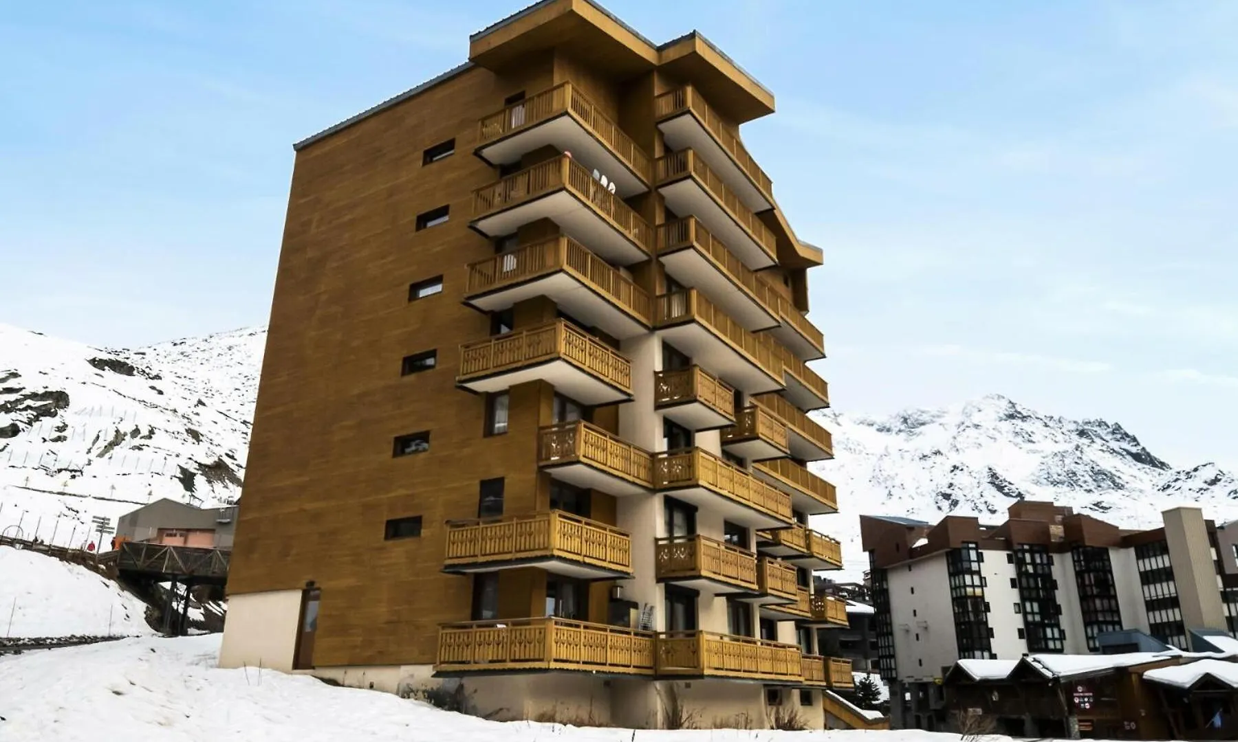 アパート Residence Roche Blanche - Val Thorens Location: Studio Renove Pour Deux Personnes Mae-9121