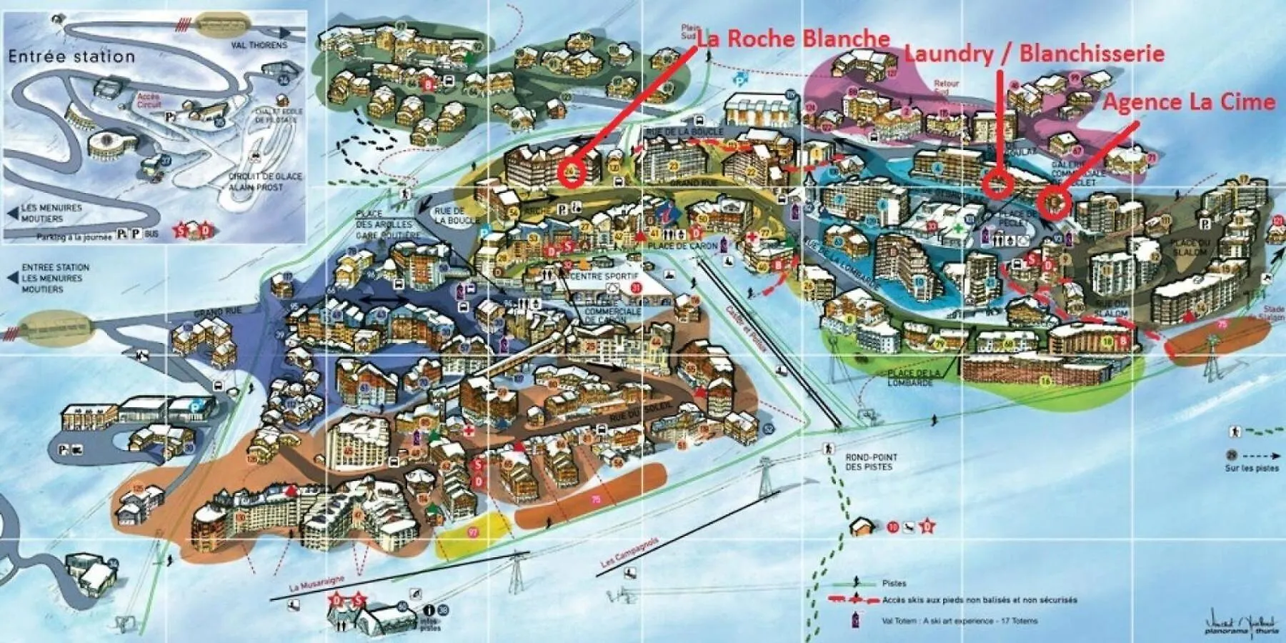 Residence Roche Blanche - Val Thorens Location: Studio Renove Pour Deux Personnes Mae-9121 アパート